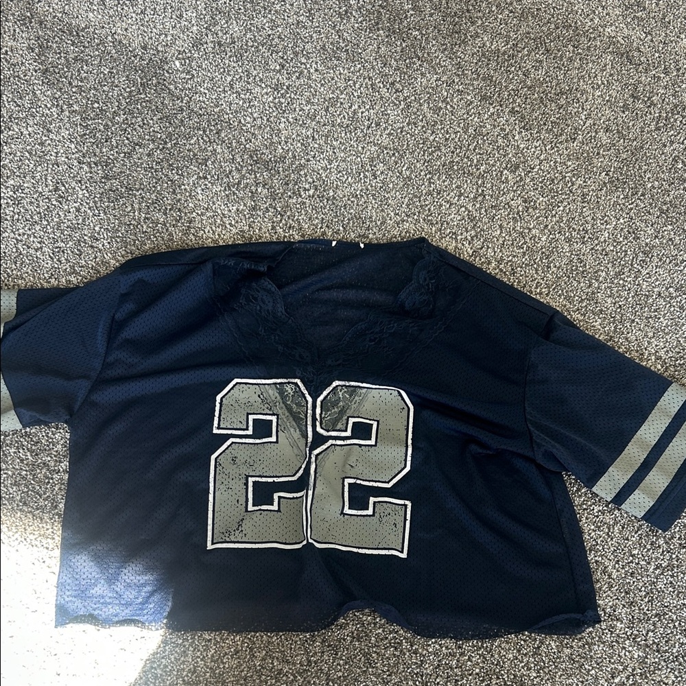 Navy Blue Jersey with Number 22